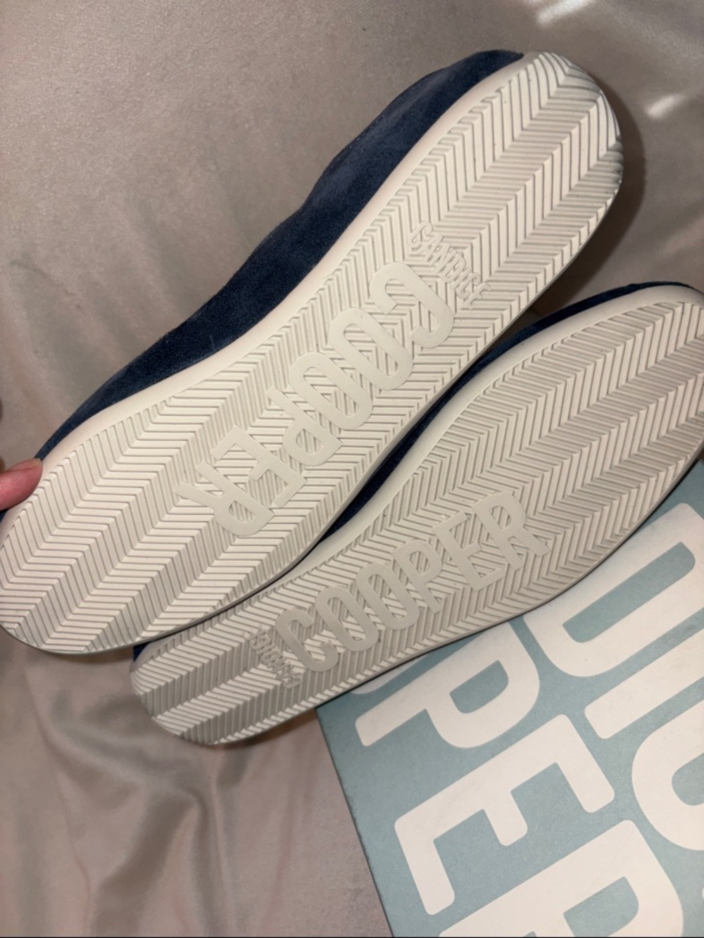 NWT Candice Cooper Dandy Sneakers in Blue Velvet Suede - Picture 13 of 14